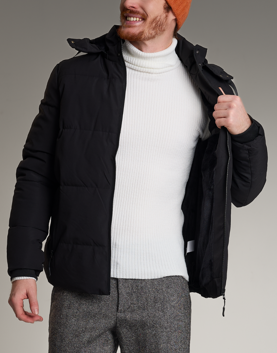 Doudoune M Forrado Skye Preto