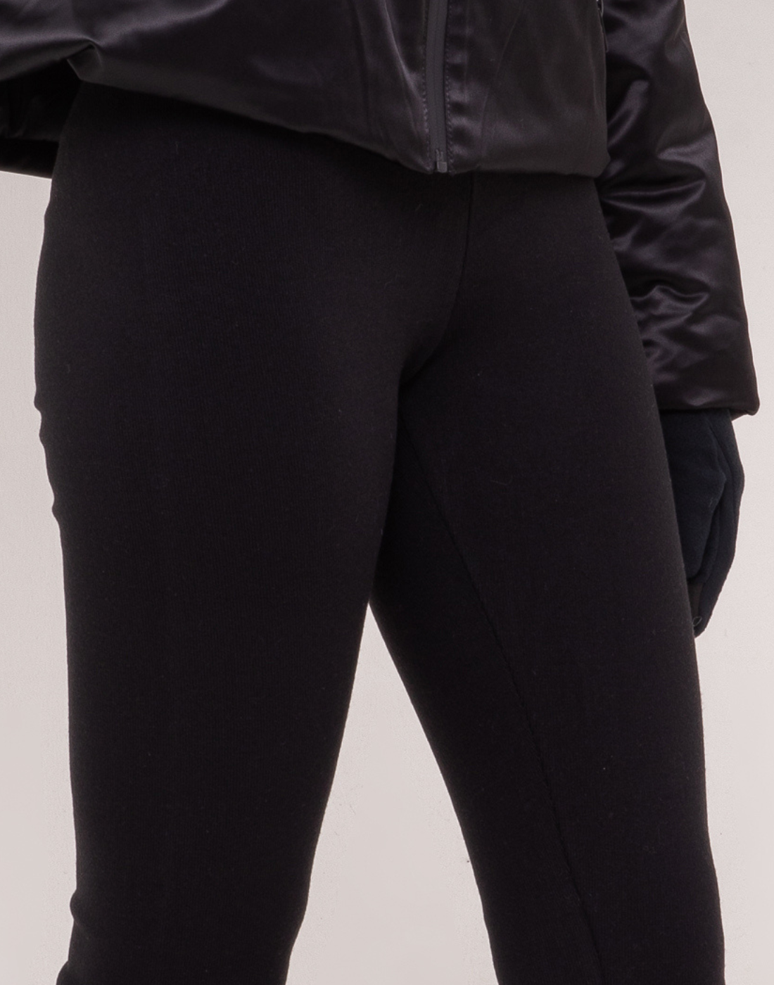 Calça Tricot Invernada Stripe Preta