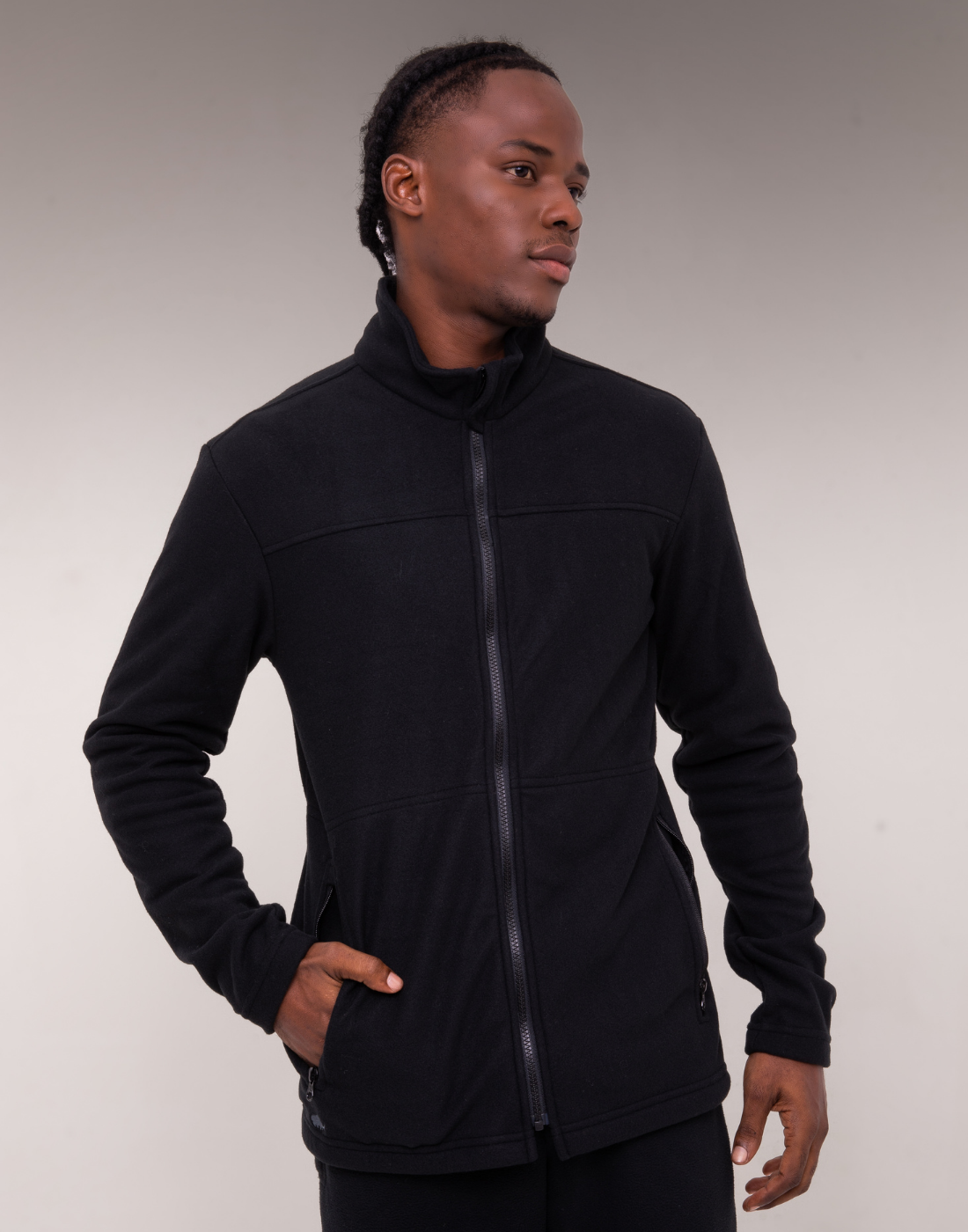 Jaqueta M Fleece 280g/m² Winter Explorer Preta