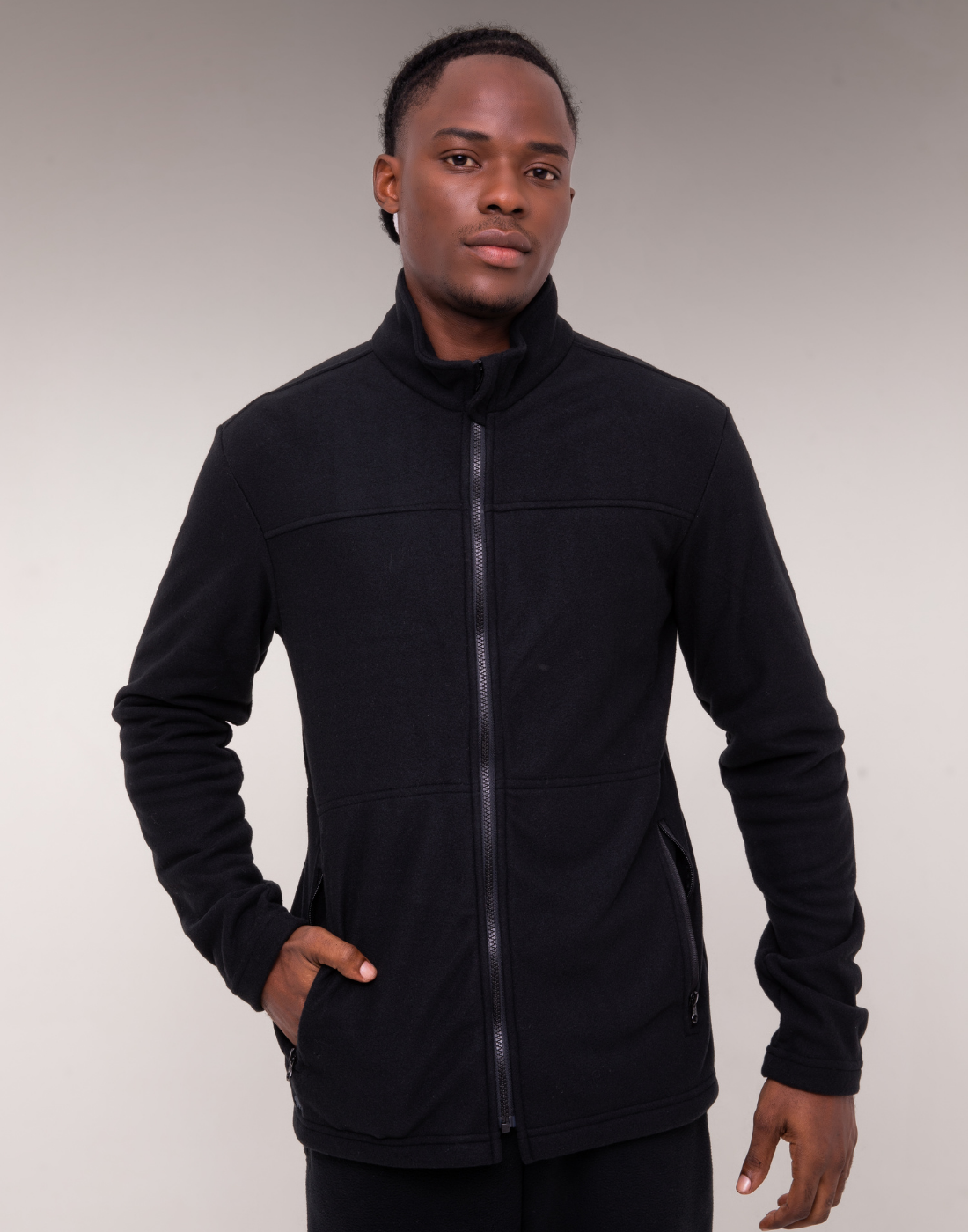 Jaqueta M Fleece 280g/m² Winter Explorer Preta