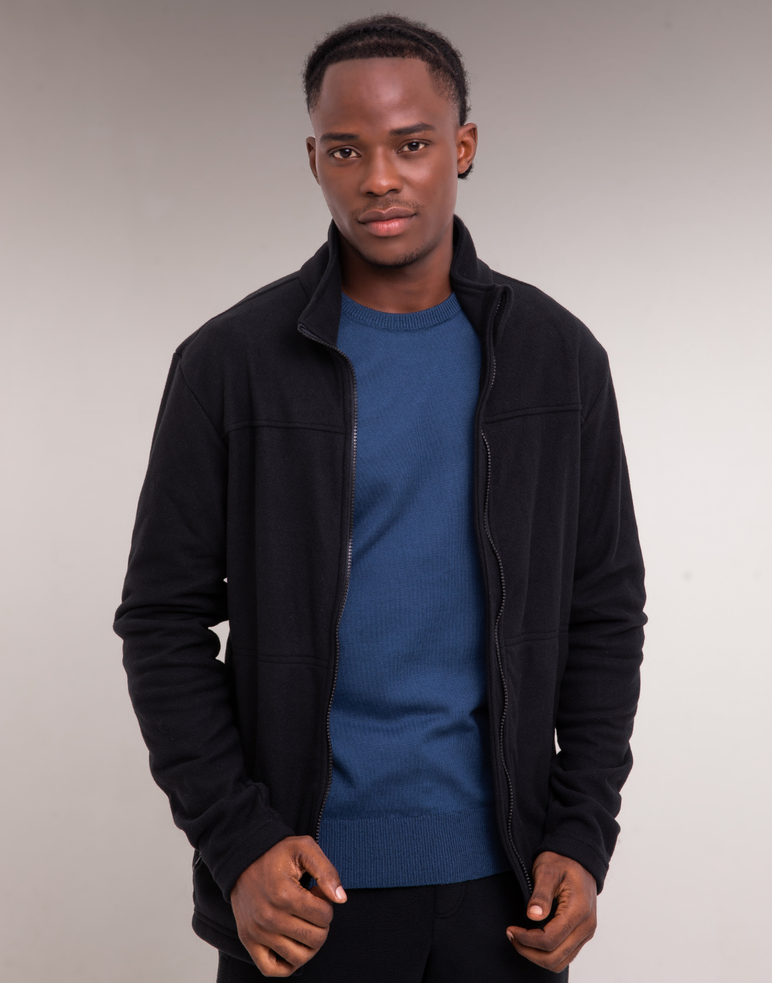 Jaqueta M Fleece 280g/m² Winter Explorer Preta