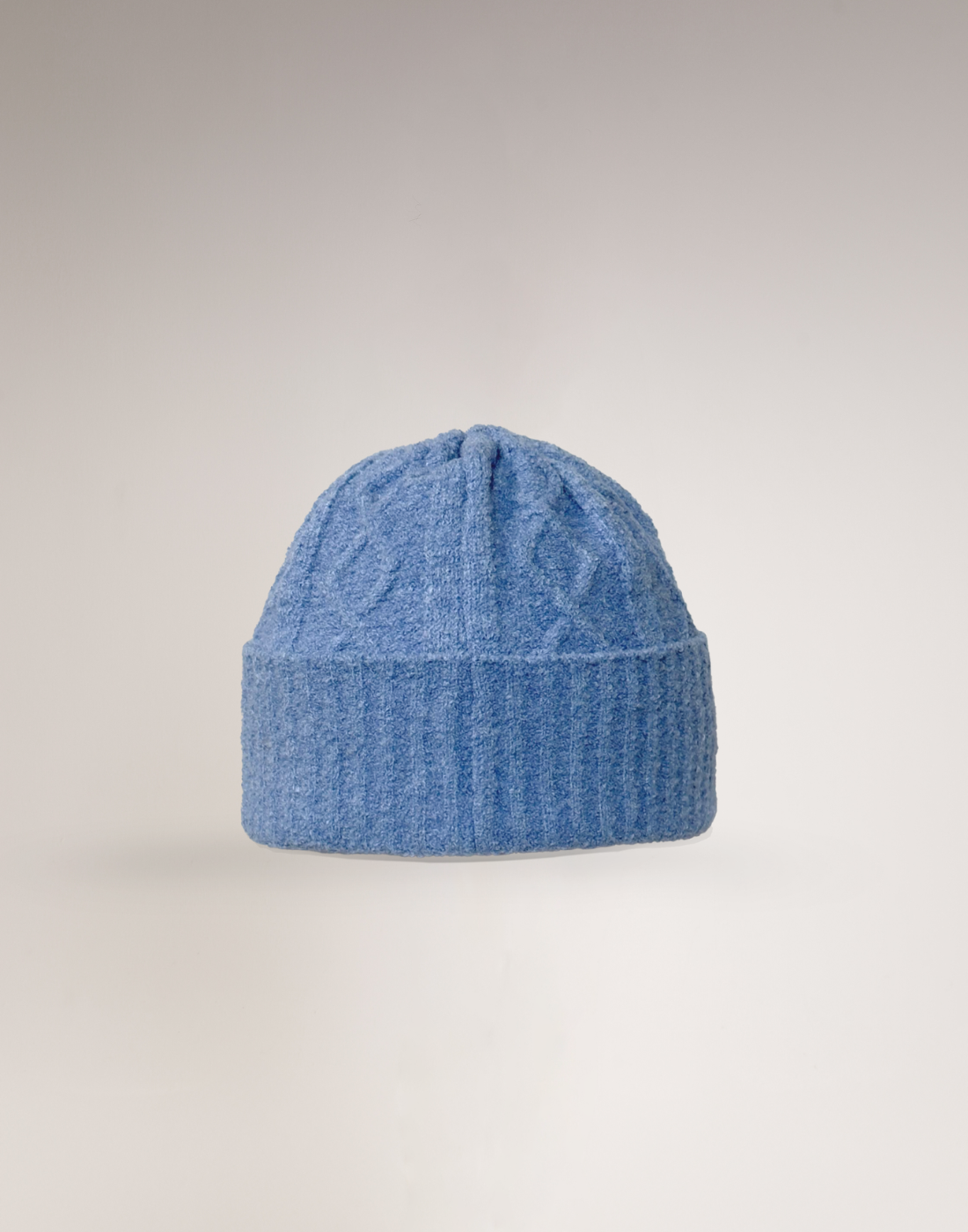 Gorro Mousse Aran Azul Claro