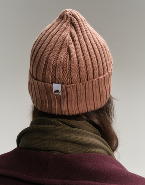 Gorro Tricot Calone Forrado com Fleece Nude Canela