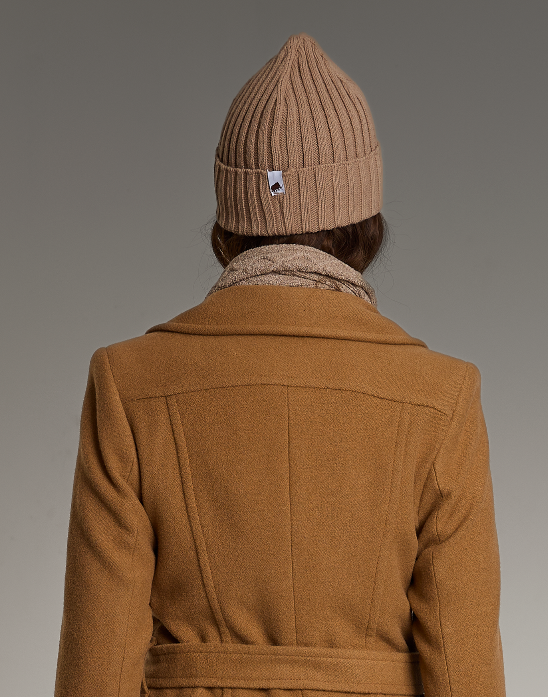 Gorro Tricot Calone Forrado com Fleece Bege