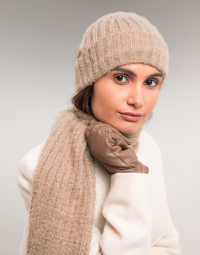 Cachecol Tricot Calone Soft Bege Bruma