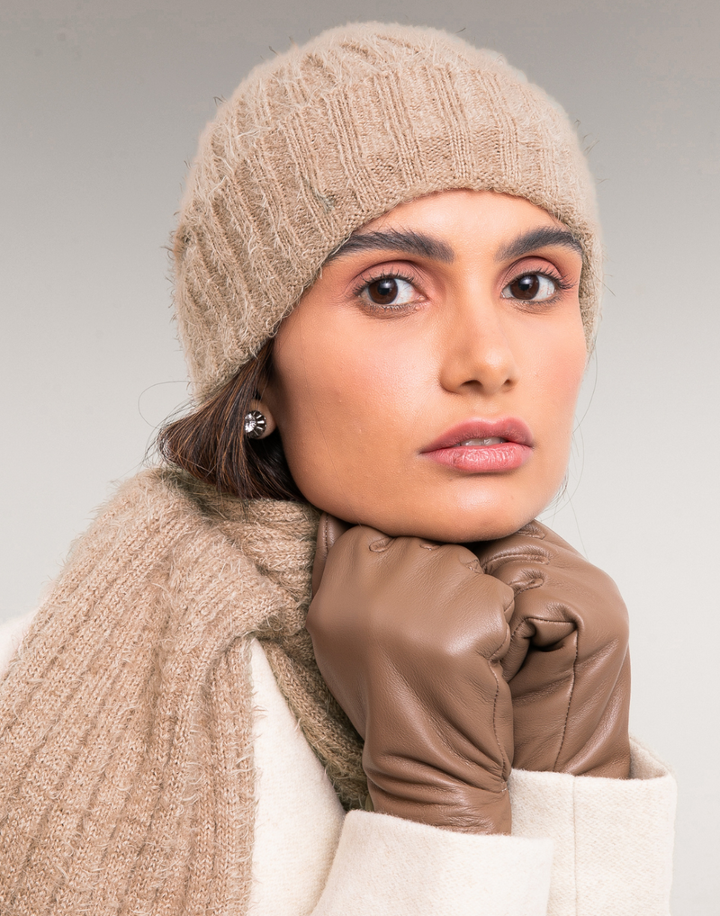 Gorro Tricot Calone Soft Bege Bruma