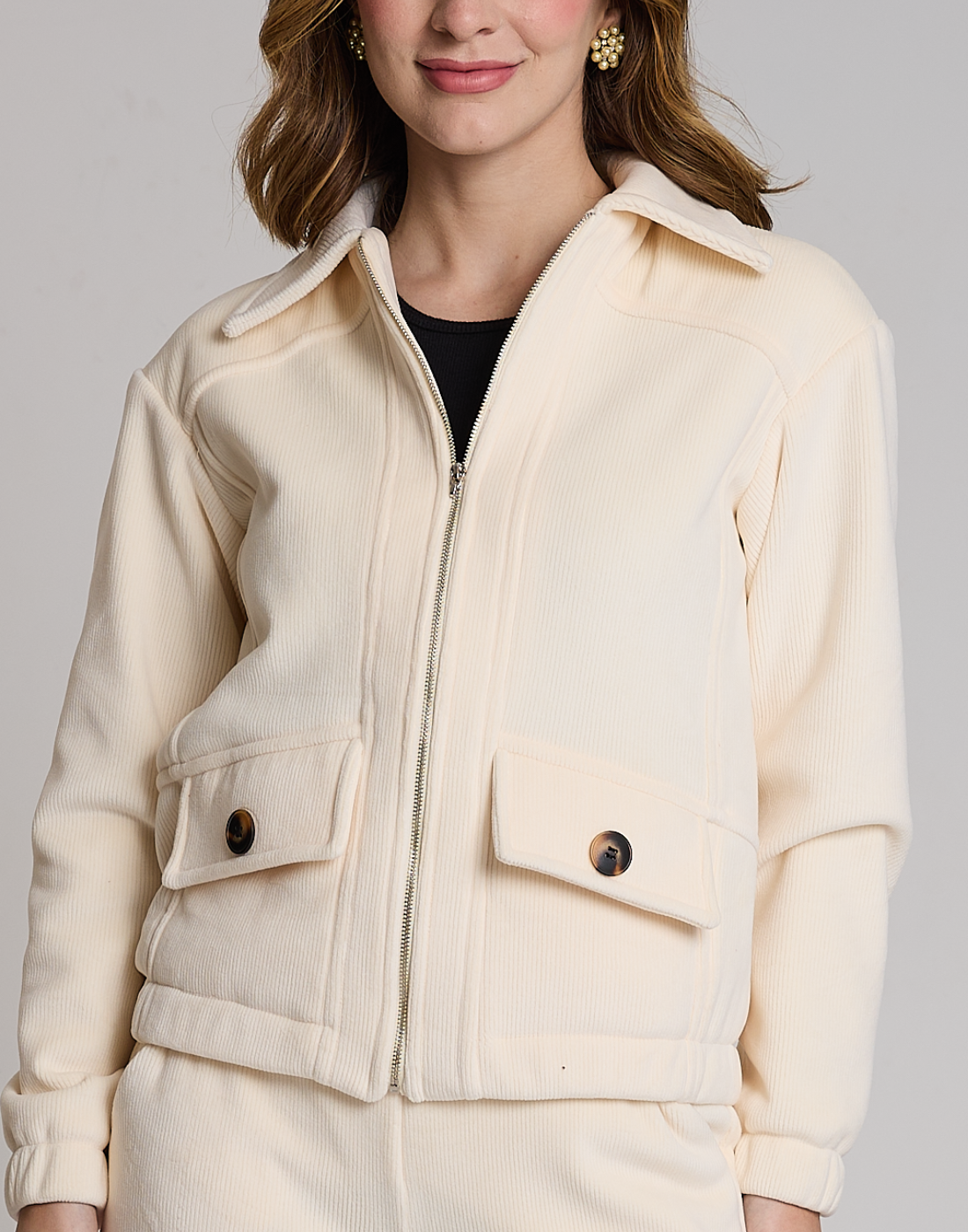 Jaqueta Cotele Velvet Sky Off