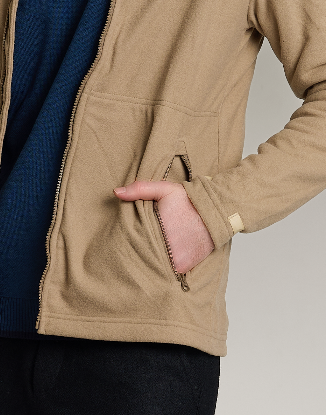 Jaqueta M Fleece 280g/m² Winter Explorer Bege