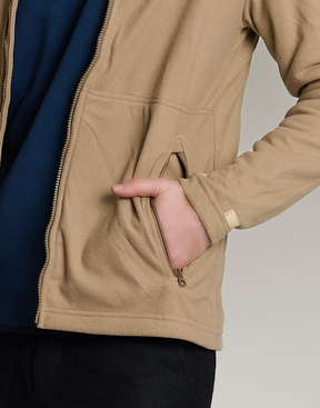 Jaqueta M Fleece 280g/m² Winter Explorer Bege
