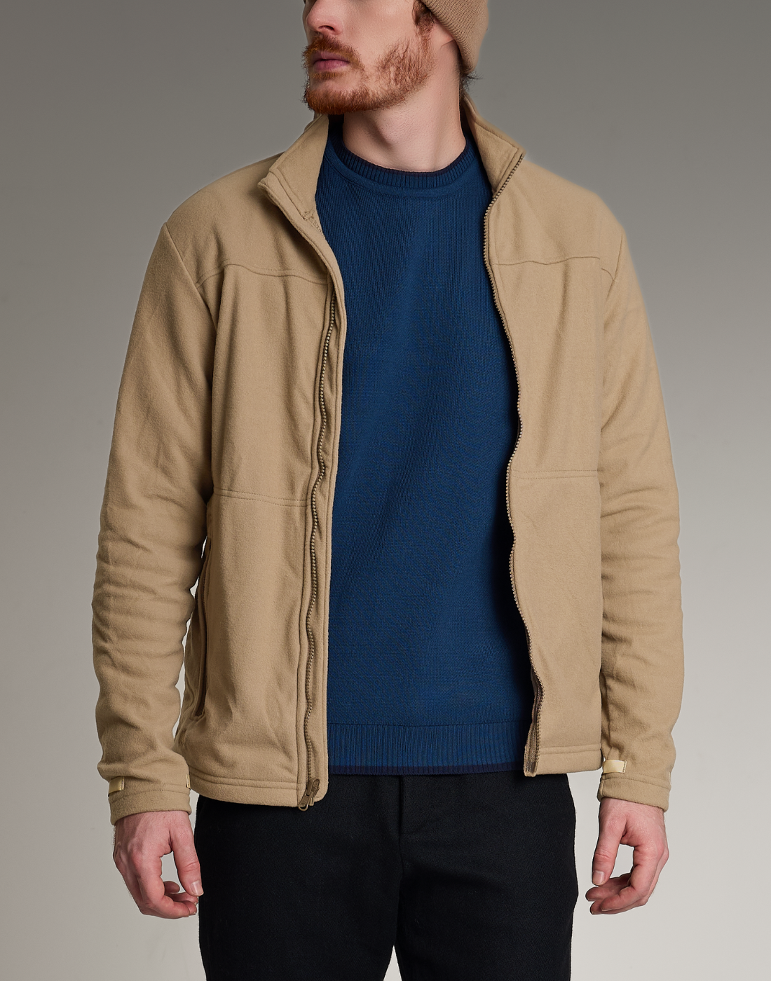 Jaqueta M Fleece 280g/m² Winter Explorer Bege