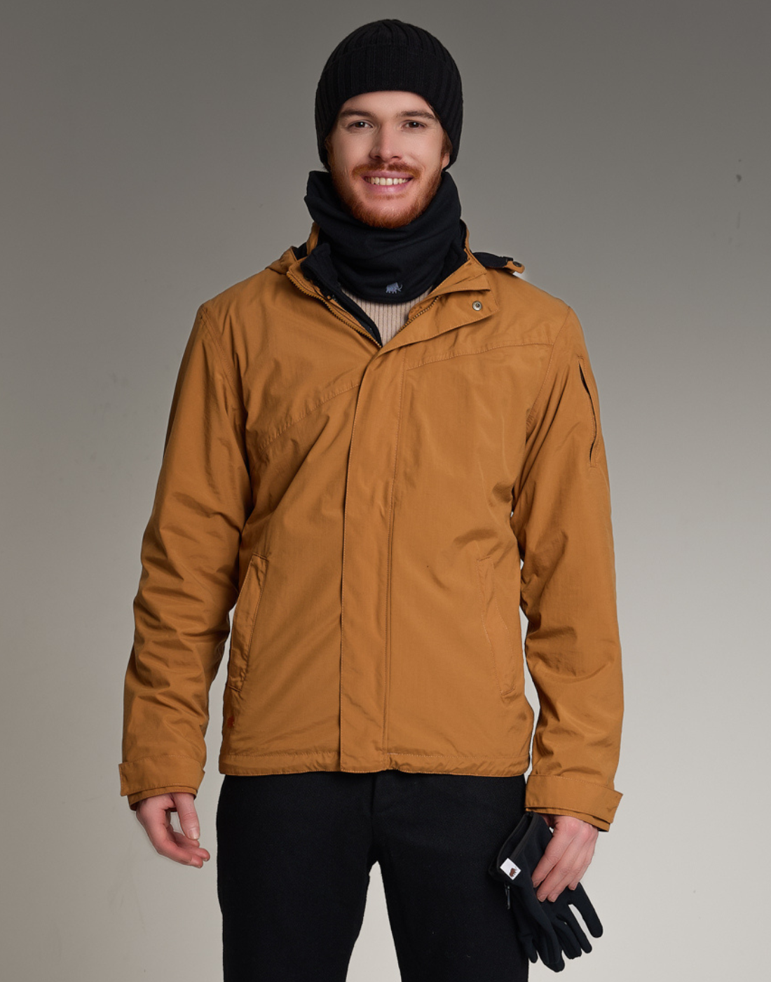 Jaqueta M Winter Explorer 3 em 1 Caramelo