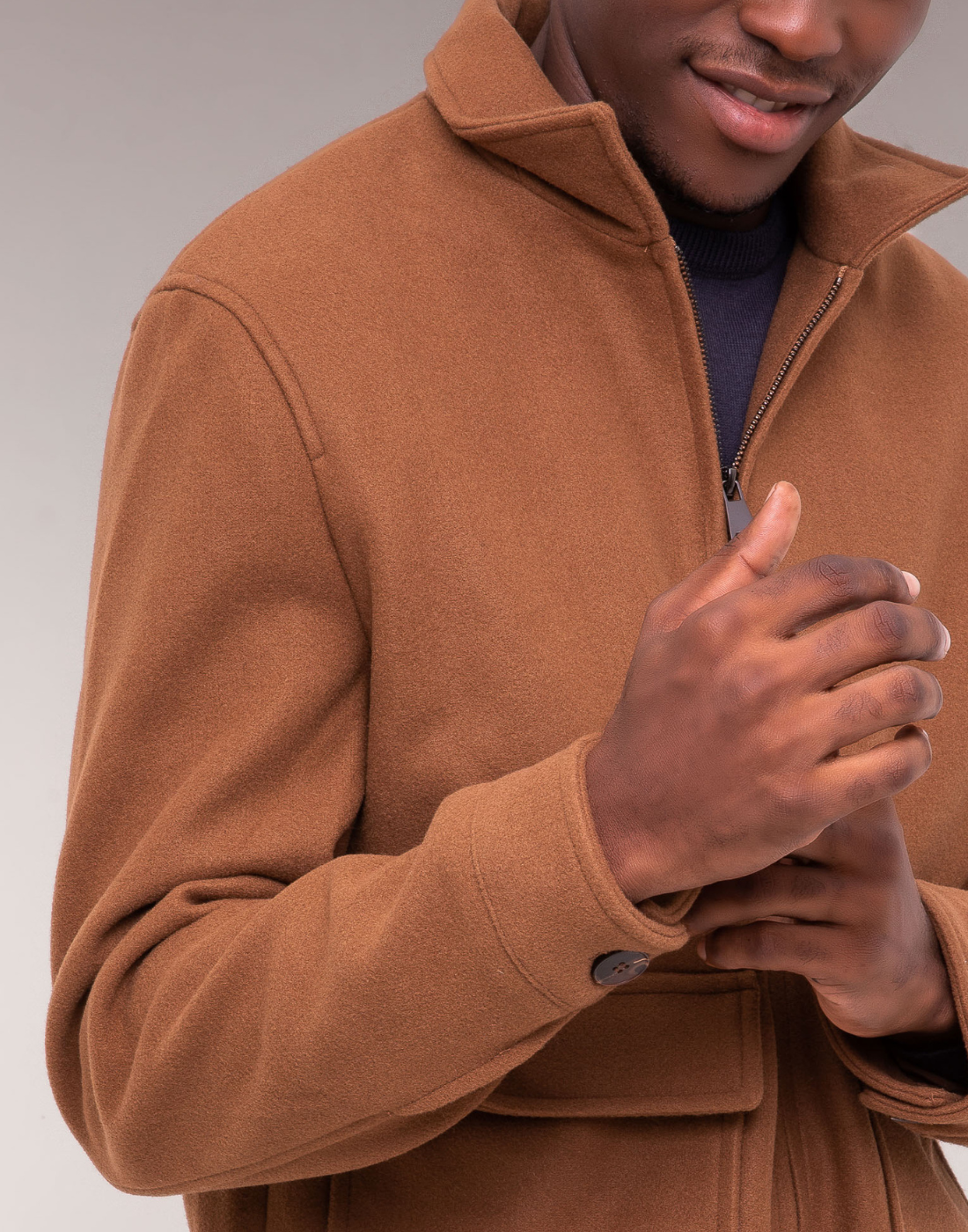 Jaqueta M Liéster Logan Caramelo