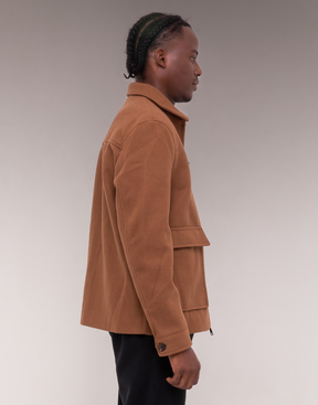 Jaqueta M Liéster Logan Caramelo