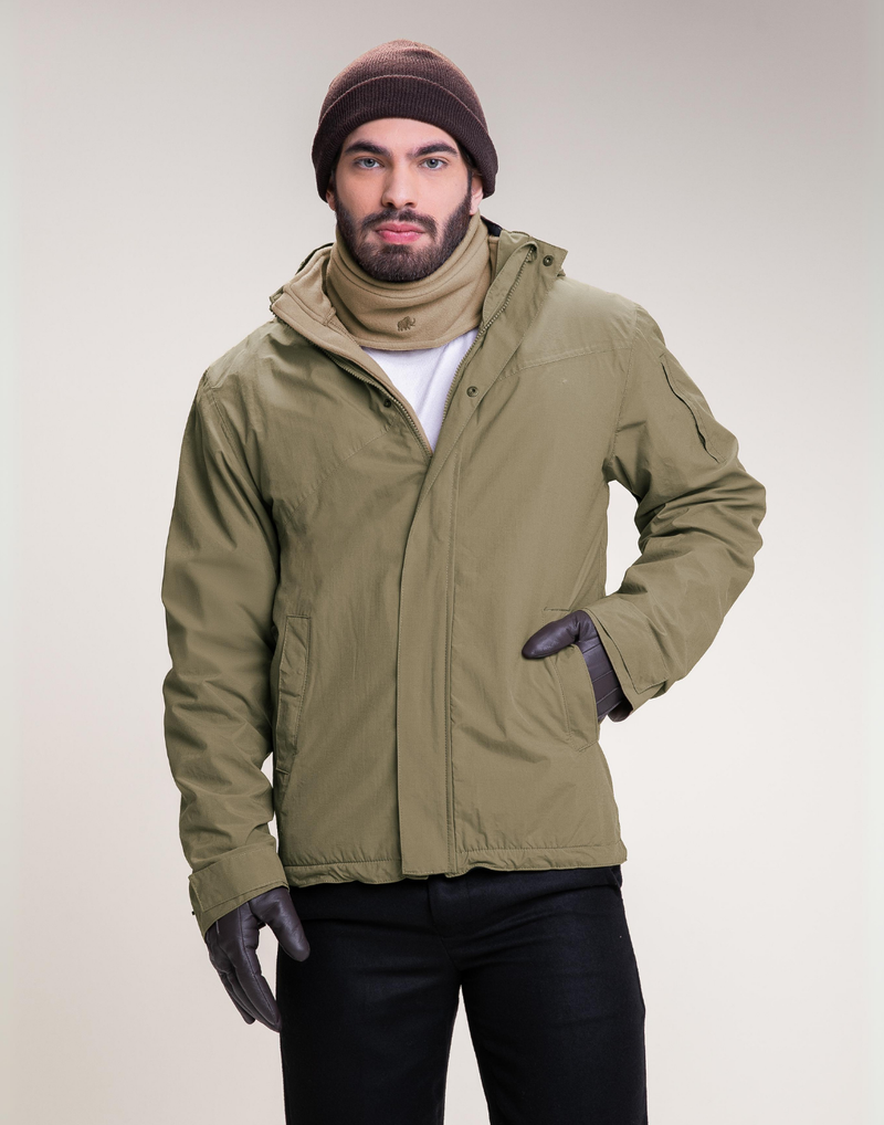 Jaqueta M Winter Explorer 3 em 1 Bege
