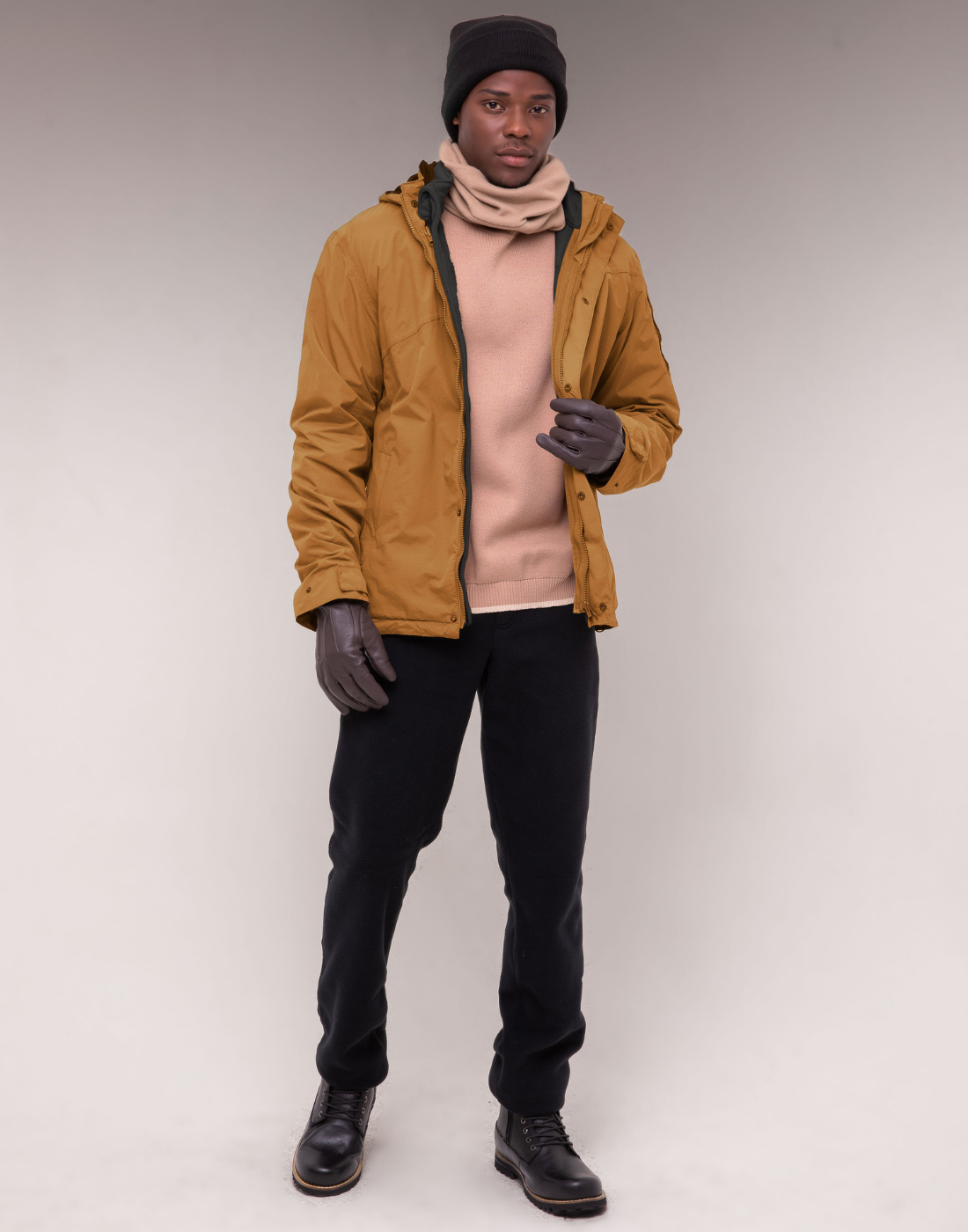 Jaqueta M Winter Explorer 3 em 1 Caramelo