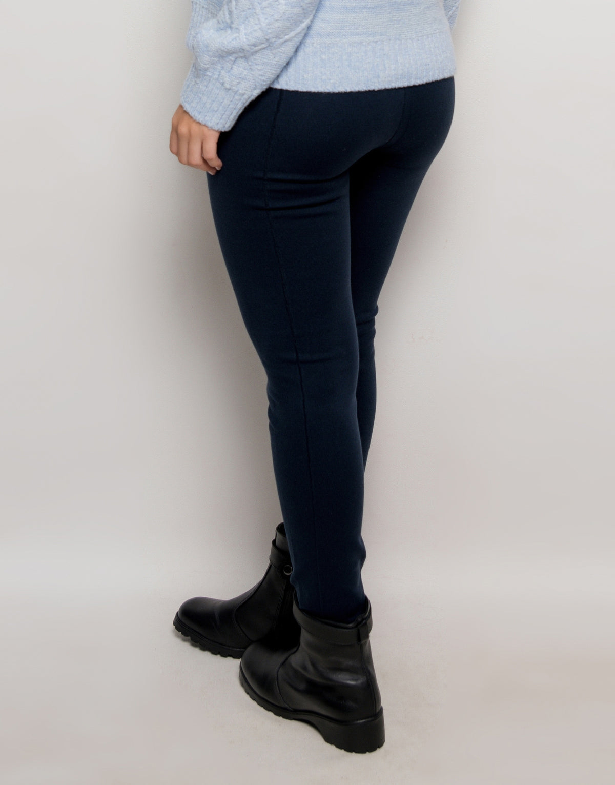 Legging Tricot Invernada Stripe Marinho