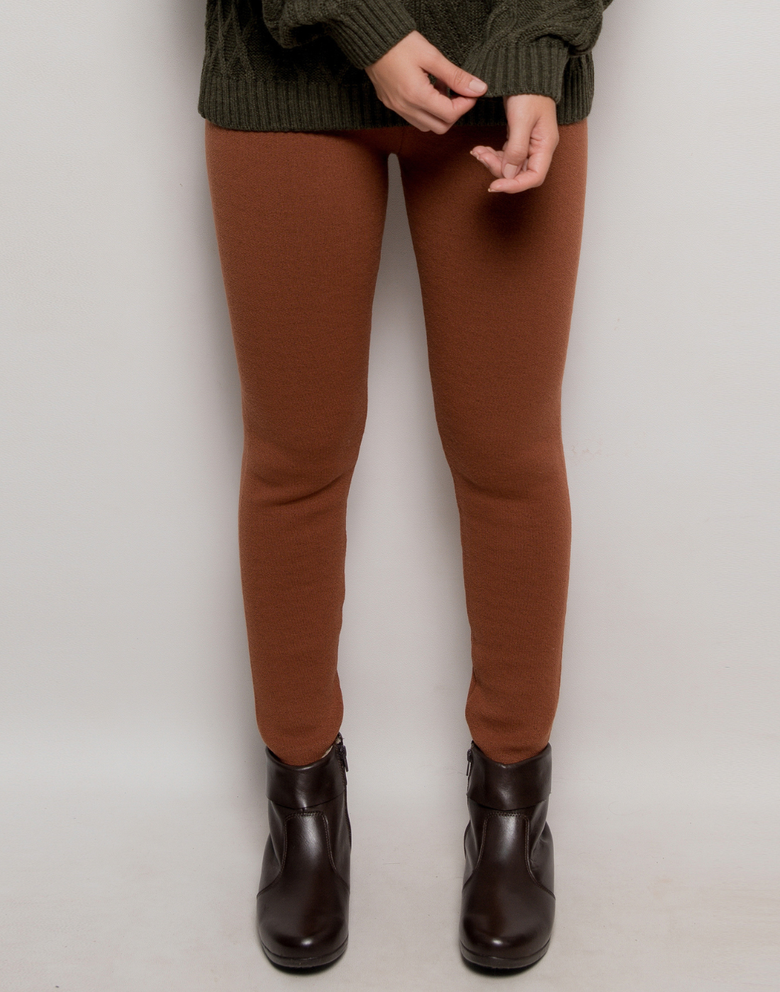 Legging Invernada Dupla Marrom Canela