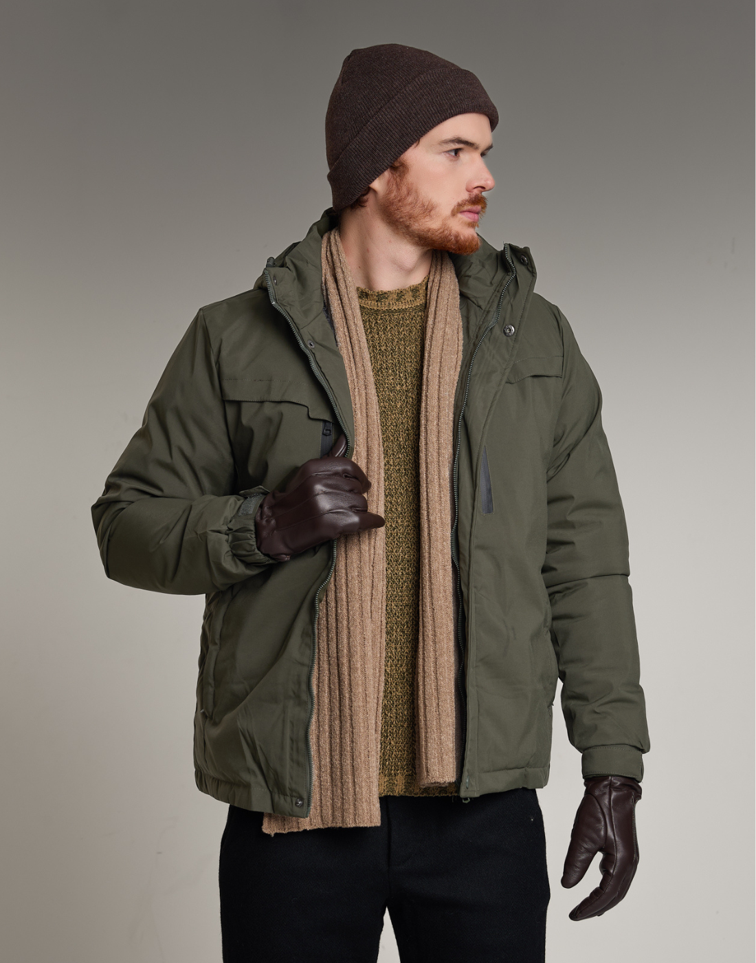 Luva Pelica Luxemburgo Henri Marrom