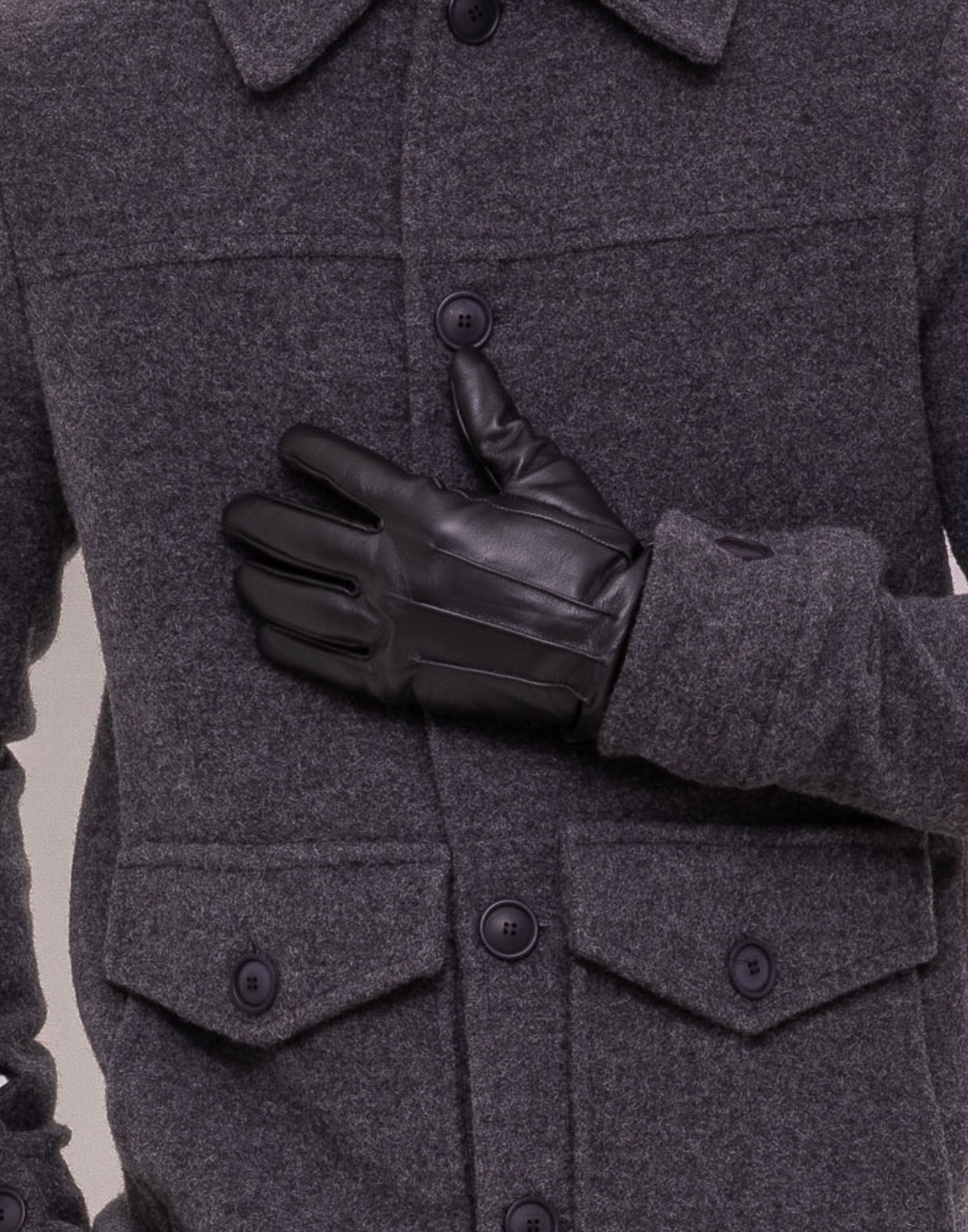 Luva Pelica Luxemburgo Henri Preta