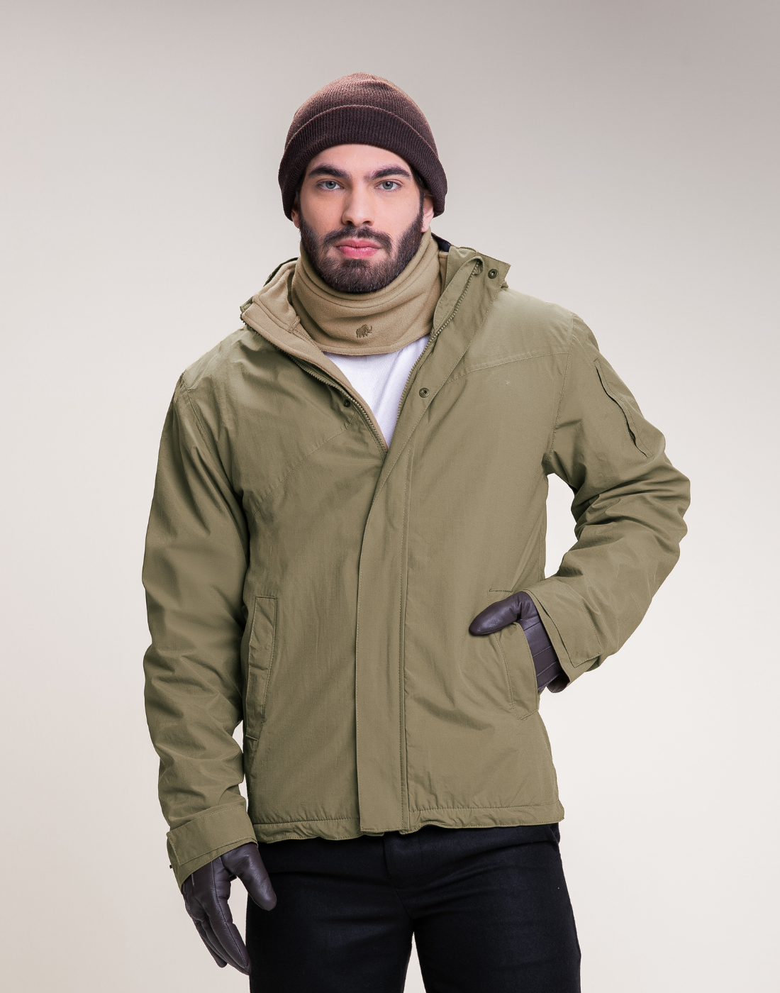 Gola/Gorro Térmico Nevasca 280g/m² - Bege