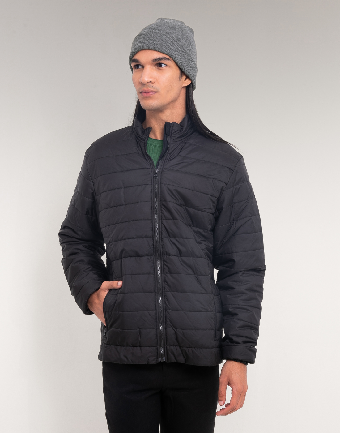 Gorro Basics Cinza