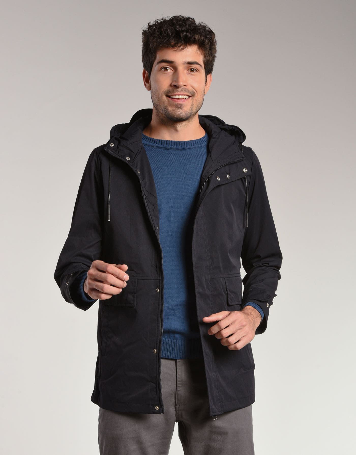 Blusão Básico Inverness Azul