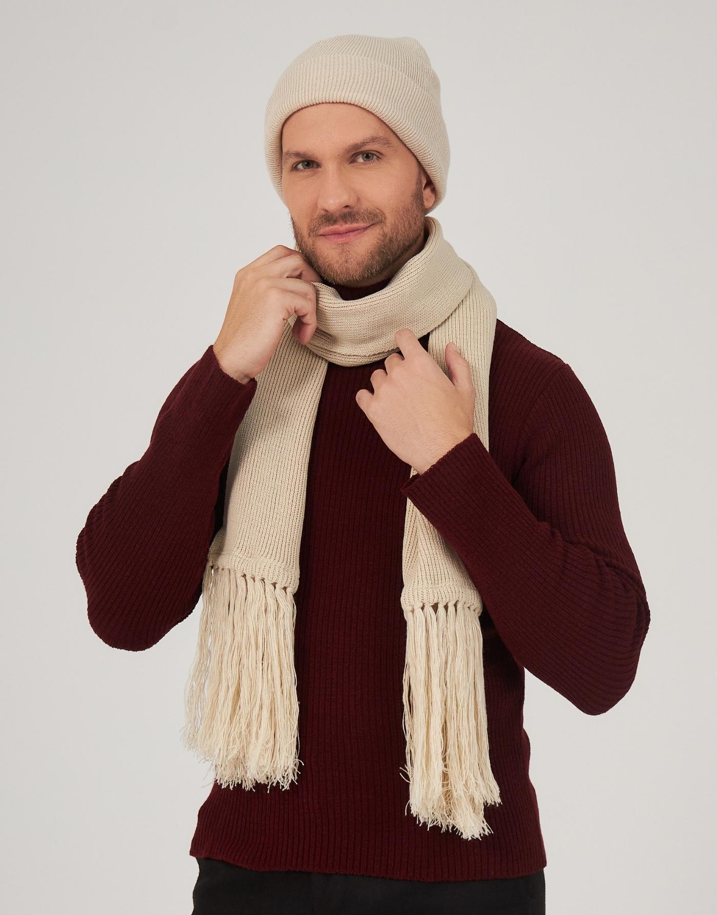 Cachecol Invernada Bege Bruma