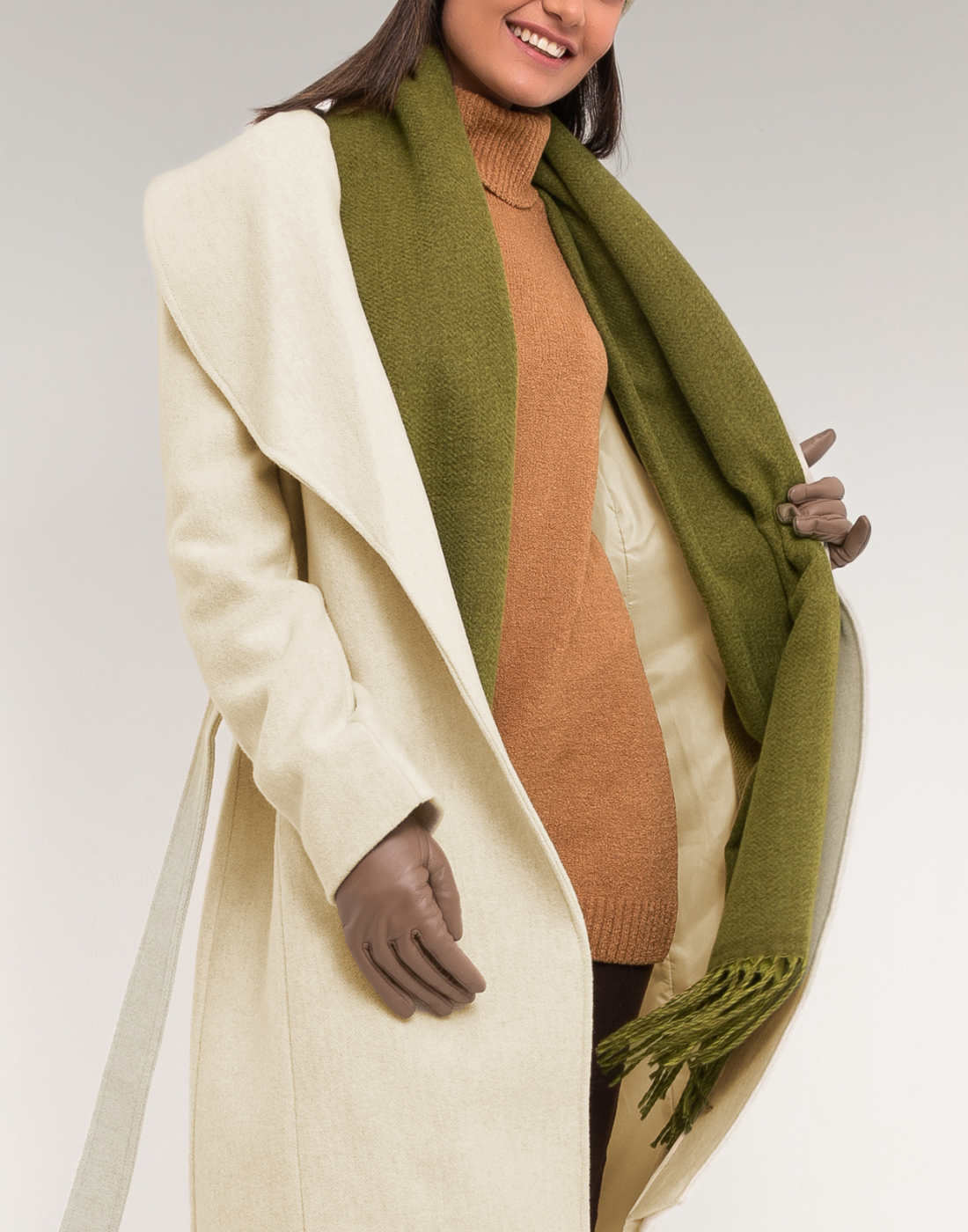 Pashmina Bicolor Verde