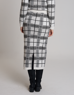 Saia Tartan Dunbar Branca