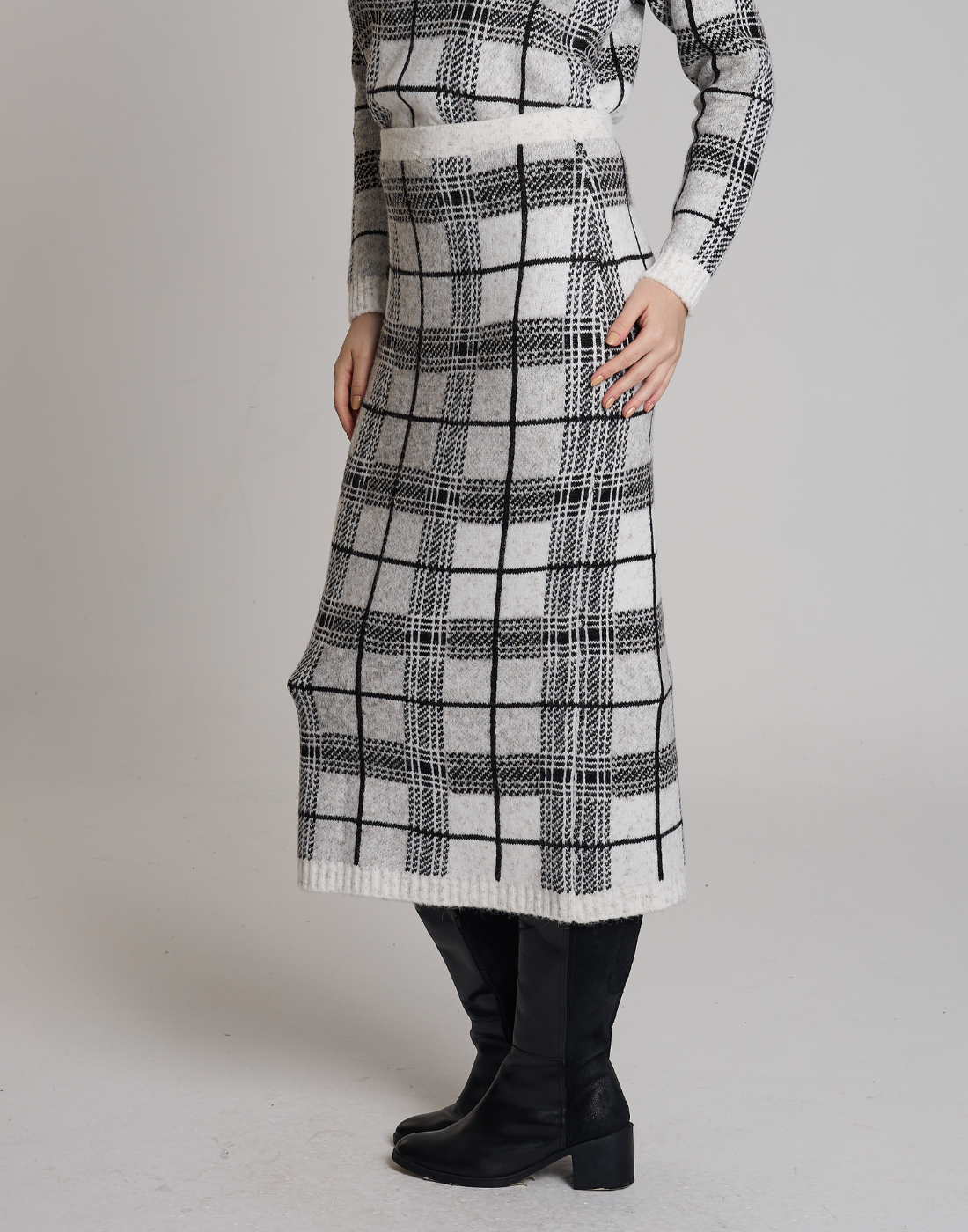 Saia Tartan Dunbar Branca