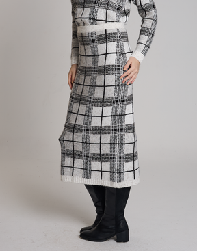 Saia Tartan Dunbar Branca