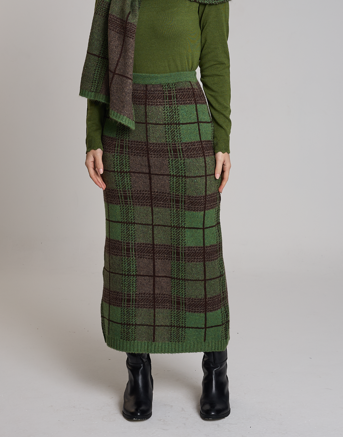 Saia Tartan Dunbar Verde