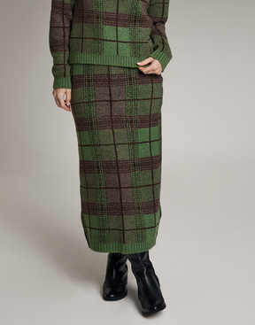 Saia Tartan Dunbar Verde