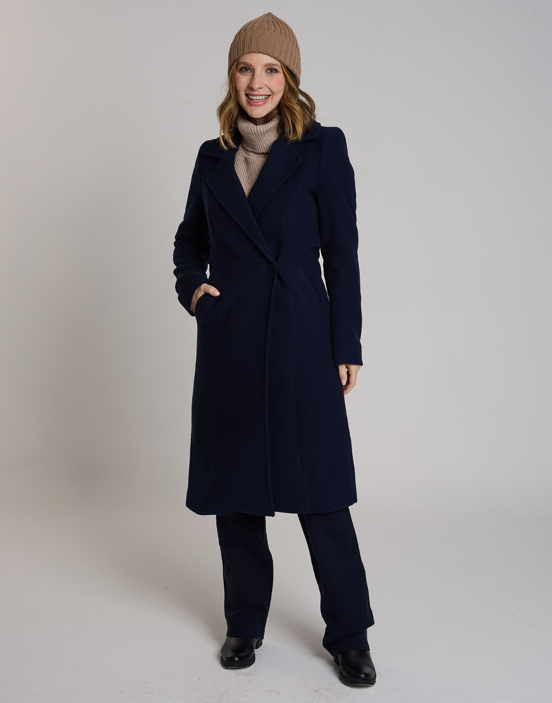 Casaco de Lã Savona Marinho