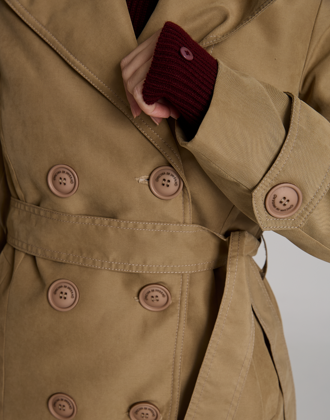Trench Coat Hailes Bege