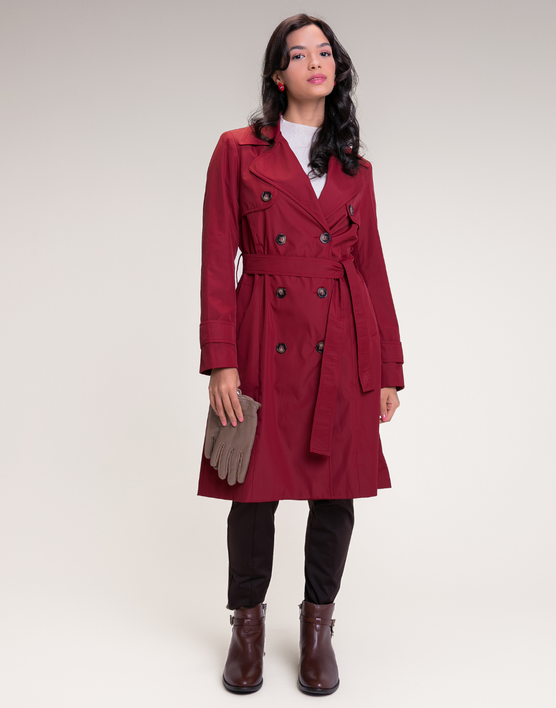 Trench Coat Abbey Bordeaux