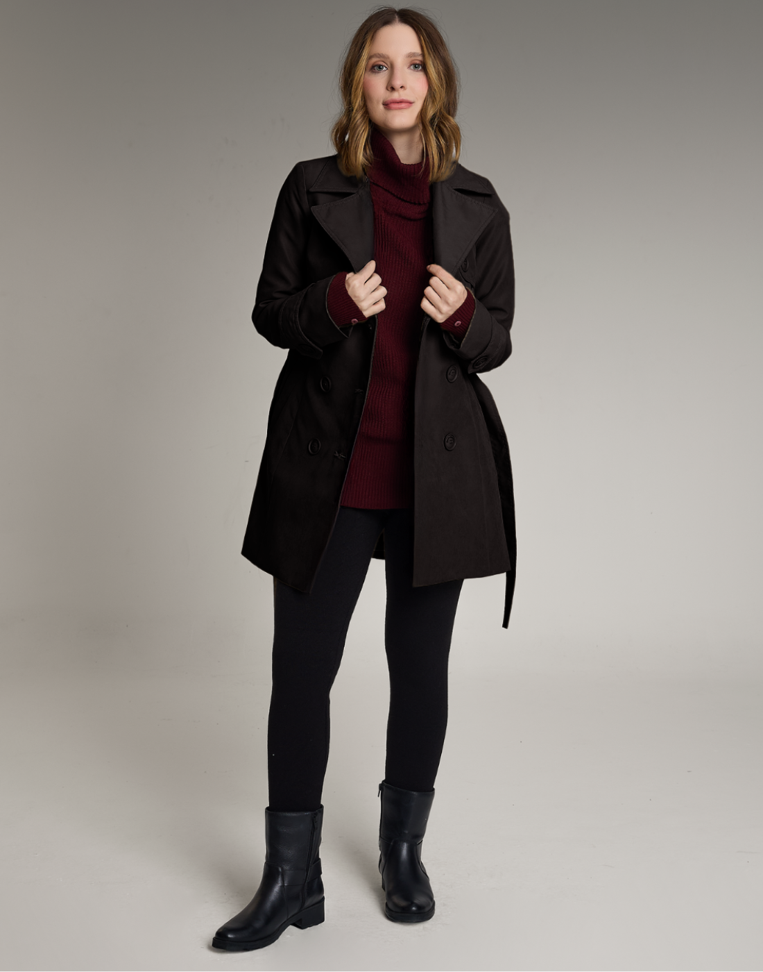 Trench Coat Hailes Preto