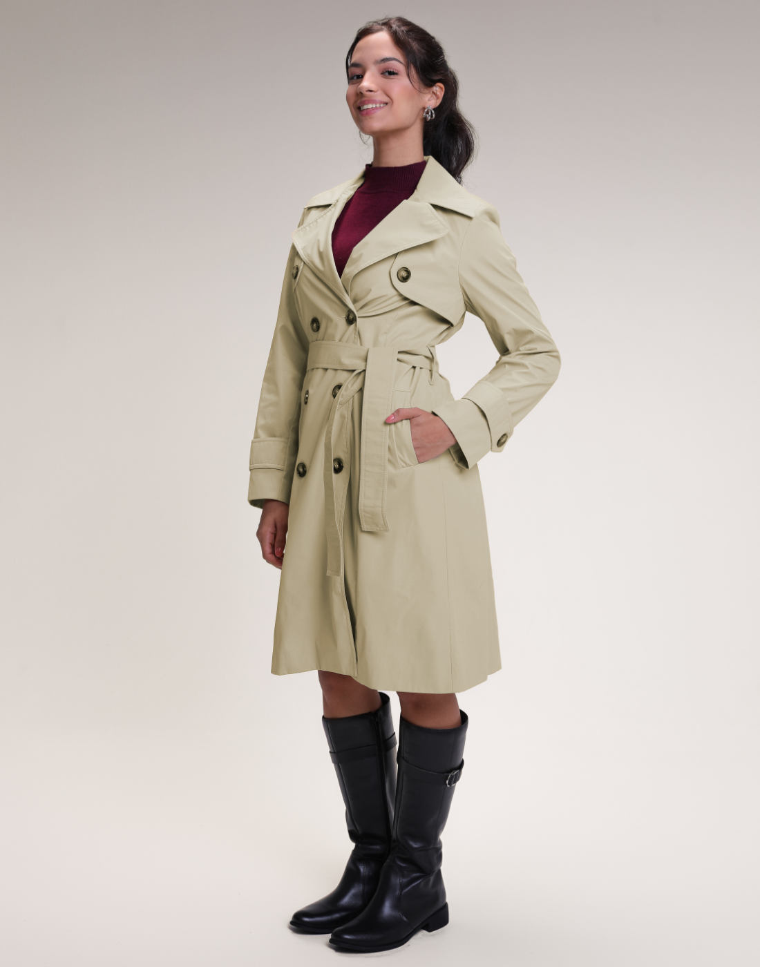 Trench Coat Abbey Bege