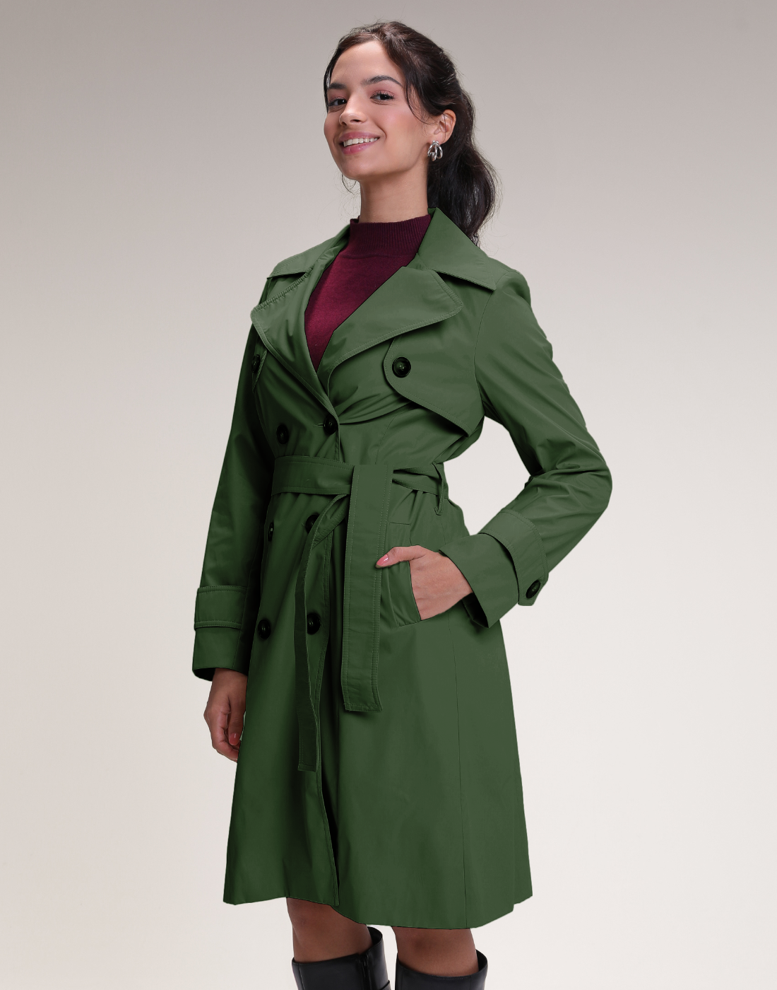 Trench Coat Abbey Verde Highland