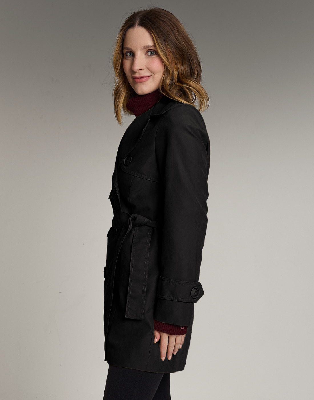 Trench Coat Hailes Preto