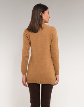 Vest Legging Mousse Gola Alta Caramelo