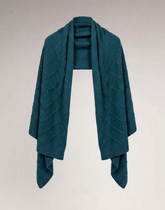 Xale Aran Losangos Oliz Verde Montana