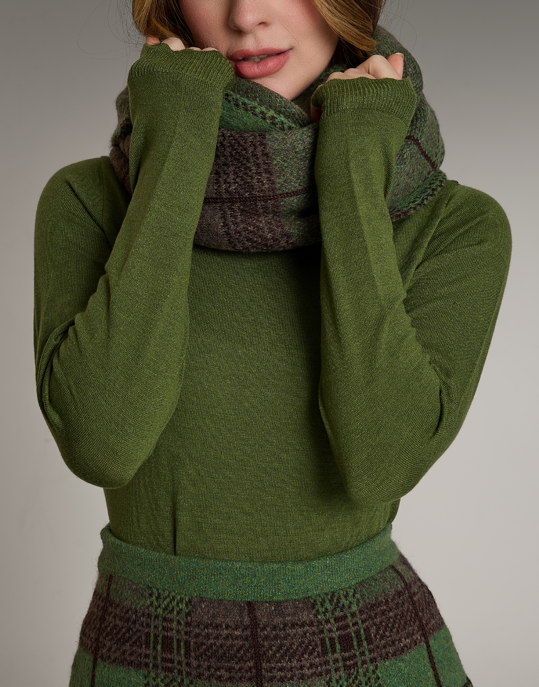 Xale Tartan Dunbar Verde