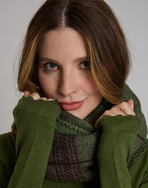 Xale Tartan Dunbar Verde