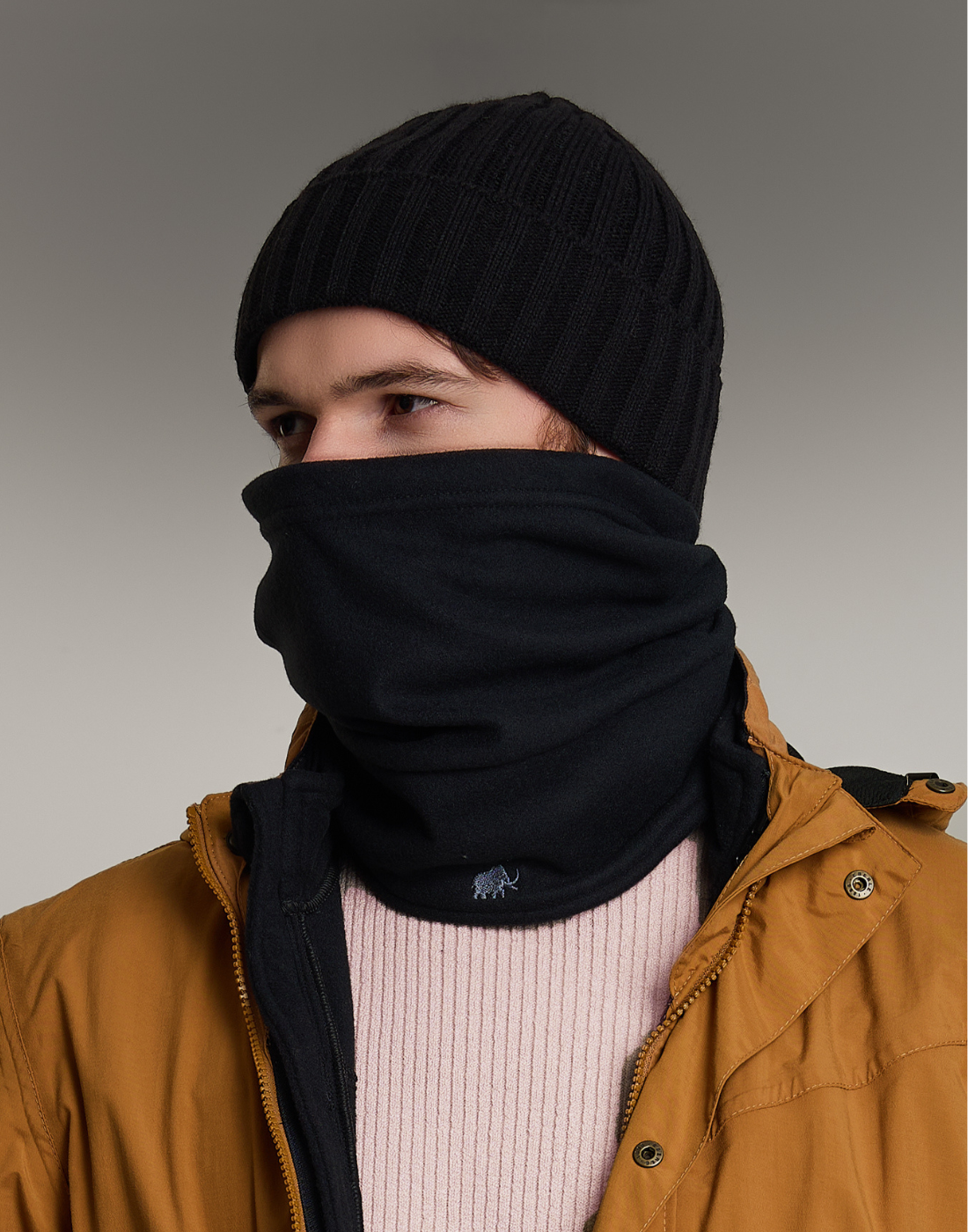 Gola/Gorro Térmico Nevasca 280g/m² - Preto