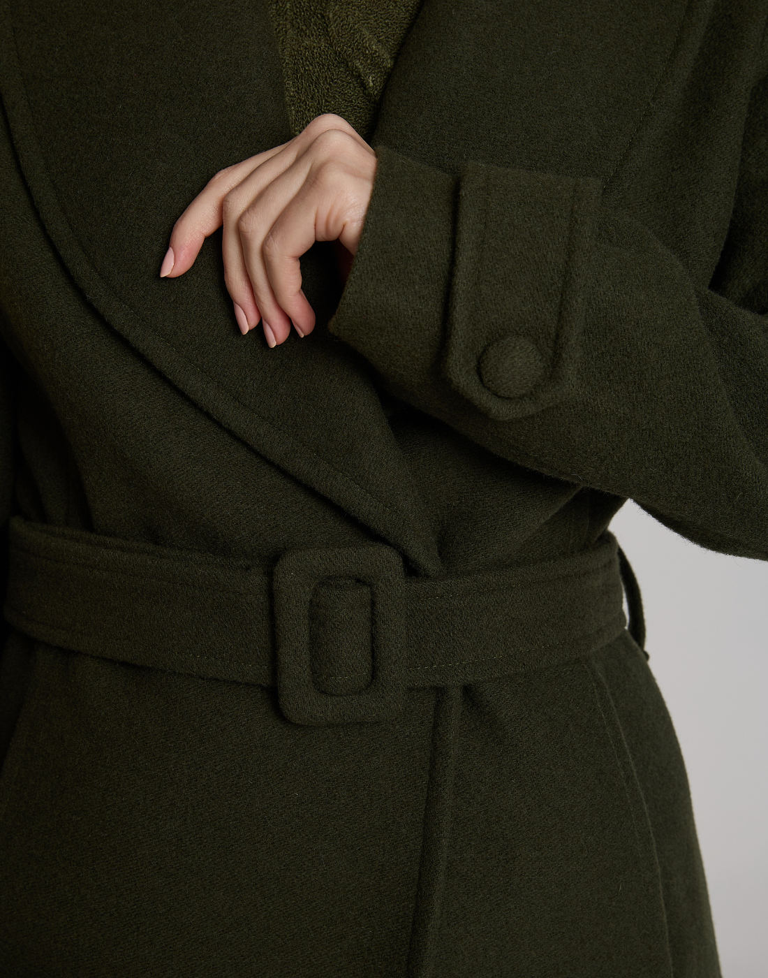 Casaco de Lã Mantova Verde Moss