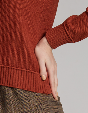 Blusa Polo Tricot Telha