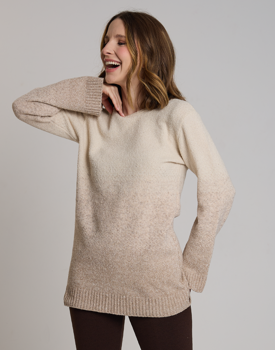 Vest Legging Mousse Degradê Bege