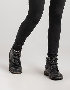 Bota Winter Explorer Forrada Preta