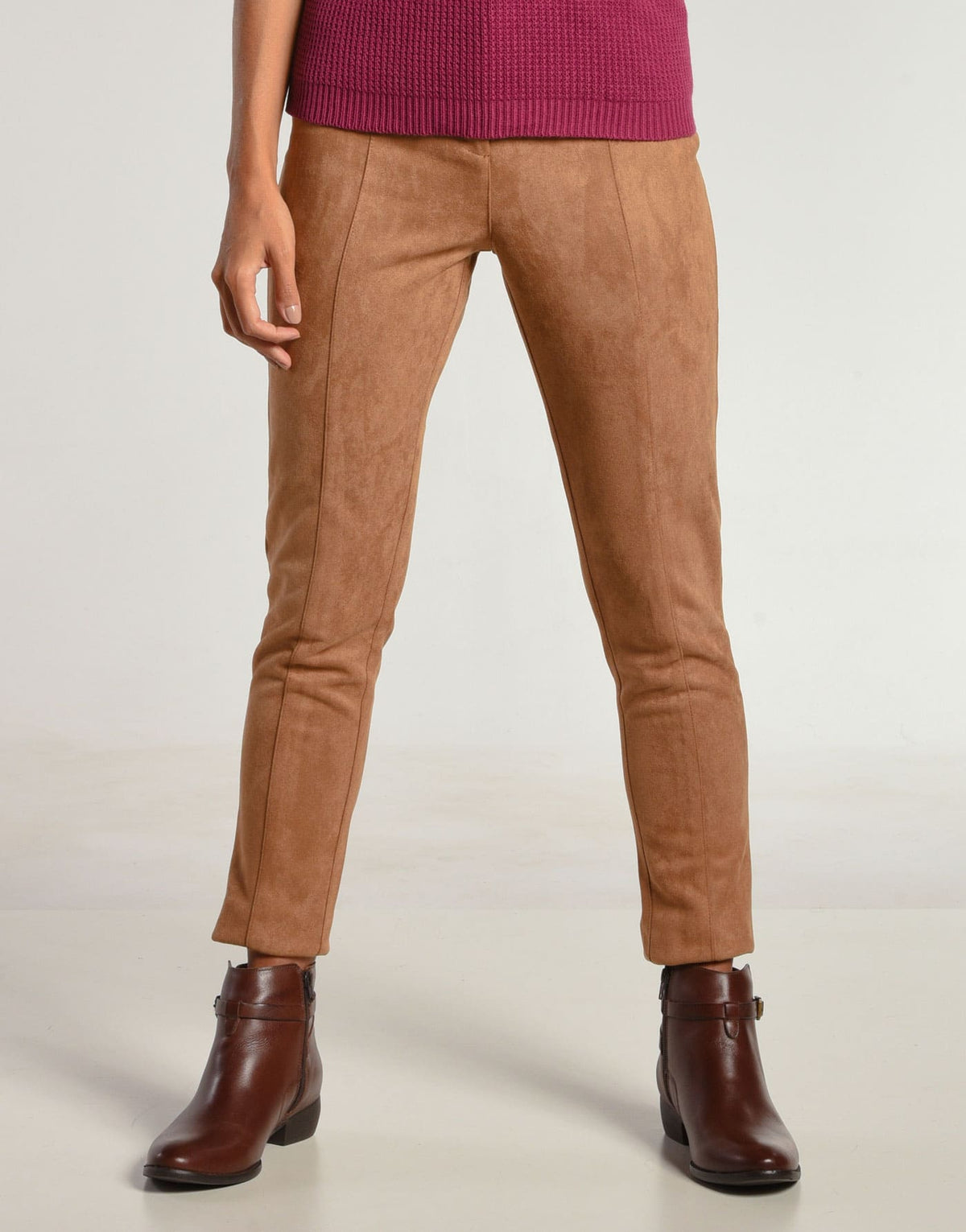 Calça Montaria Suede Caramelo